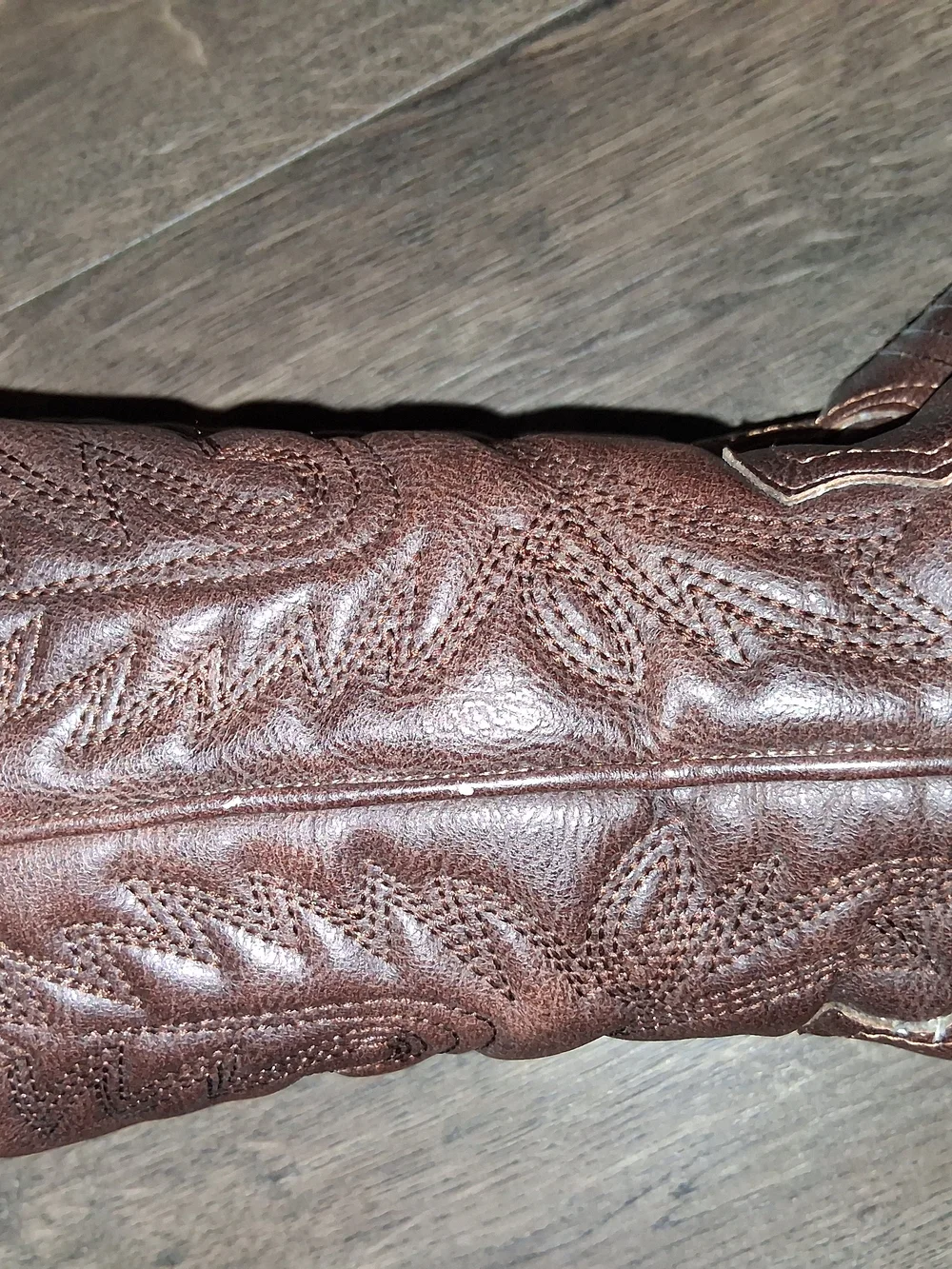 Steve Madden Girls Brown Embroidered Western Boots Size 13